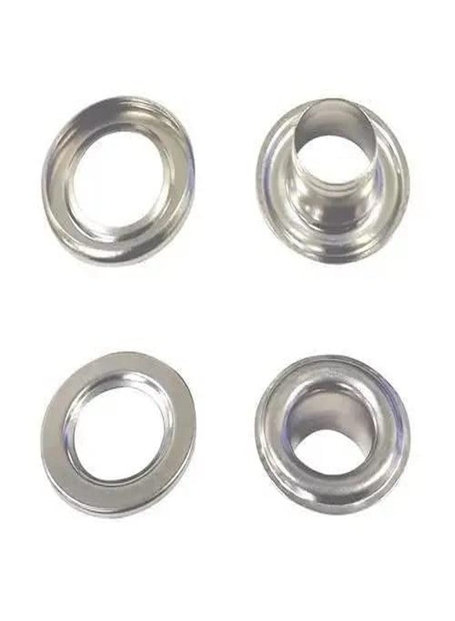 Nimida™ Grommet/Eyelet Large size Outer Dia 35 MM Inner Dia 20.50 MM | Nickel Colour | for Tarpaulin, Banners, Leather bags etc | Pack of 20 - Image 4
